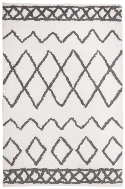 Safavieh Equinox Shag Handmade Rug In White