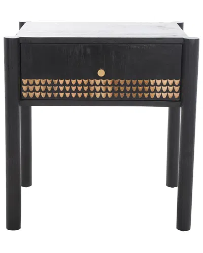 Safavieh Errington Nightstand In Black