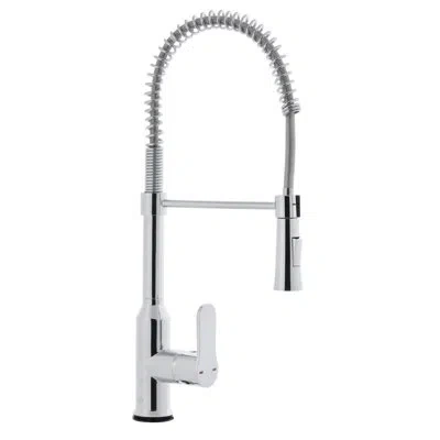 Safavieh Euphoria Pull Down Single Handle Kitchen Faucet In Chrome