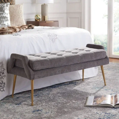 Safavieh Everdeen Bench In Gray