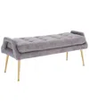 Safavieh Everdeen Bench In Charcoal