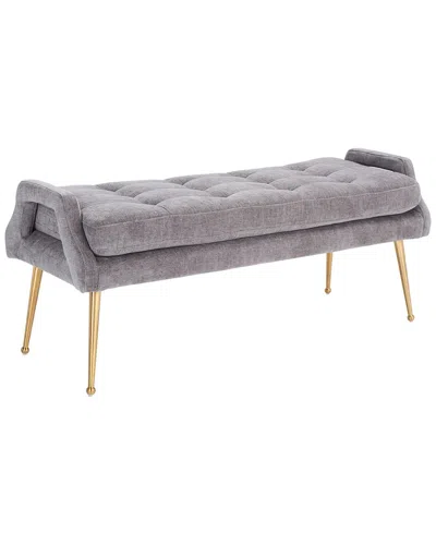 Safavieh Everdeen Bench In Charcoal