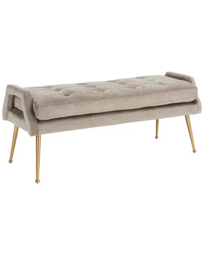 Safavieh Everdeen Bench In Silver