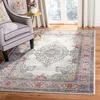 Safavieh Evoke Machine Made Area Rug, Cream / Fuchsia Traditional Style Easy Care In Multi
