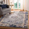 Safavieh Evoke Machine Made Area Rug, Grey / Navy Traditional Style Easy Care
