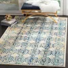 Safavieh Evoke Machine Made Area Rug, Ivory / Blue Transitional Style Easy Care In Blue