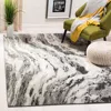 Safavieh Evoke Machine Made Area Rug, Ivory / Grey Contemporary Style Easy Care