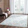 Safavieh Evoke Machine Made Area Rug, Ivory / Light Blue Traditional Style Easy Care In Blue