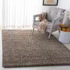 Safavieh Evolution Shag Machine Made Area Rug, Brown Shag / Flokati Style Easy Care In Brown