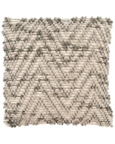 Safavieh Eydie Wool-blend Pillow In Brown
