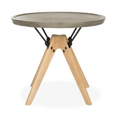 SAFAVIEH FARMOND INDOOR/OUTDOOR SIDE TABLE,VNN1027A
