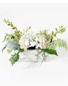 Safavieh Faux 13 Inch Hydrangea Potted Arrangement In Green