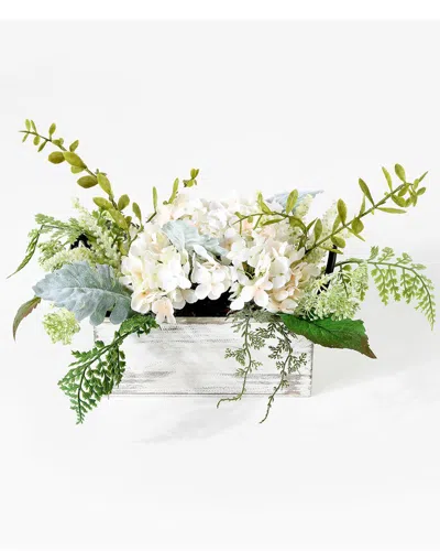 SAFAVIEH SAFAVIEH FAUX 13IN HYDRANGEA POTTED ARRANGEMENT