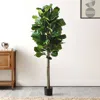 Safavieh Faux 72 Inch Potted Fiddle Leaf Fig Tree