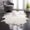 Safavieh Faux Cow Hide Rug In White