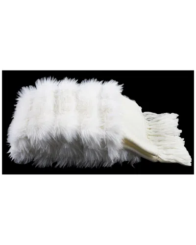Safavieh Faux Fur Alexi Bed Runner In Black