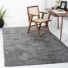 Safavieh Faux Sheep Skin Machine Made Area Rug, Grey Shag / Flokati Style Easy Care In Gray