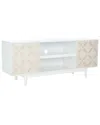 Safavieh Faye 2 Shelf Pattern Media Stand In Multi