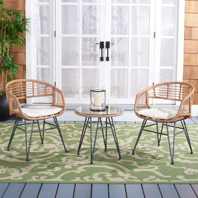 Safavieh Ferla 3pc Lounger Set In Neutral