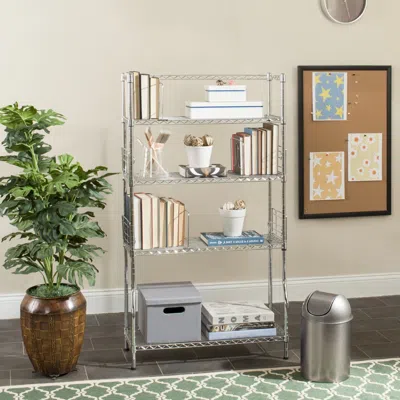 Safavieh Fernand Wire Book Rack In Metallic