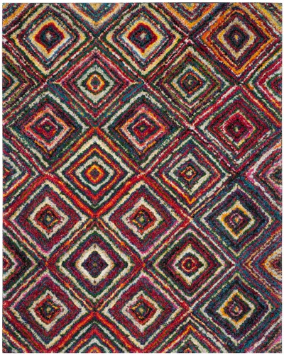 Safavieh Fiesta Shag Collection Rug In Multi