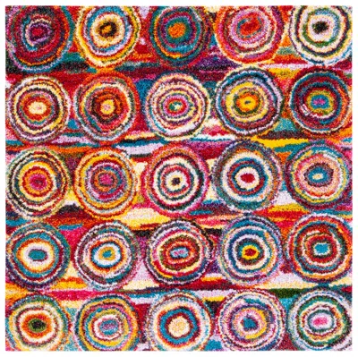 Safavieh Fiesta Shag Collection Rug In Neutral