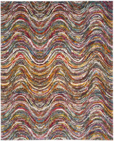 Safavieh Fiesta Shag Collection Rug In Multi