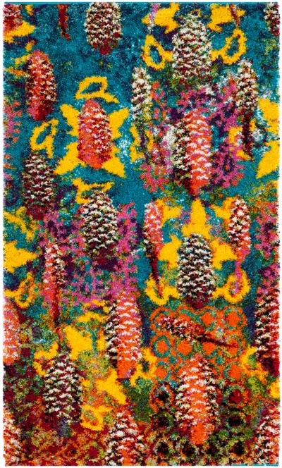 Safavieh Fiesta Shag Rug In Multi