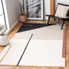 Safavieh Fifth Avenue Hand Made Area Rug, Ivory / Black Contemporary Style Non-shedding In Multi