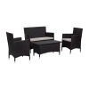 Safavieh Figueroa 7-pc. Conversation Set Cushioned In Brown
