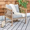 SAFAVIEH FIJI WOOD PATIO CHAIR