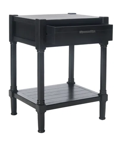Safavieh Filbert 1 Drawer Accent Table In Black