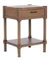 Safavieh Filbert 1 Drawer Accent Table In Brown