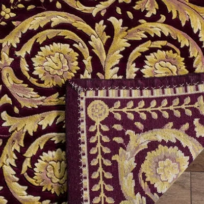 Safavieh Florence Hand Knotted Wool Pile Oriental Rug In Brown;yellow