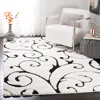 Safavieh Florida Shag Machine Made Area Rug, Ivory / Black Shag & Flokati Style Easy Care In White