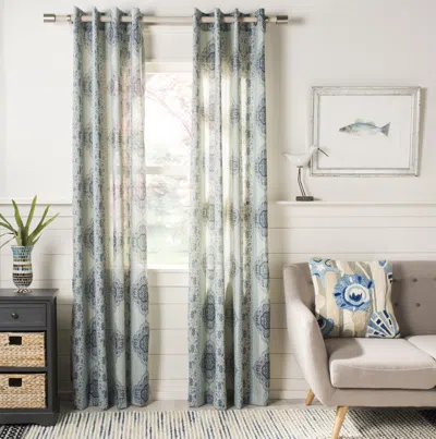 Safavieh Florina Window Panel Wdt1003 In Blue