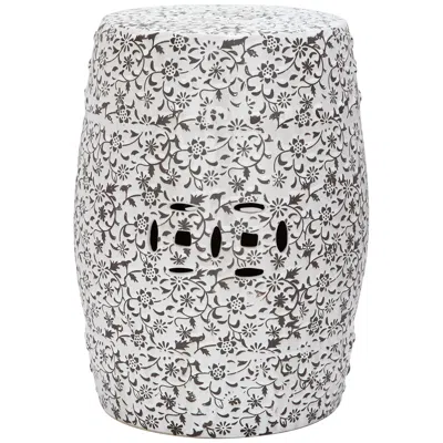Safavieh Flower And Vine Ceramic Garden Stool