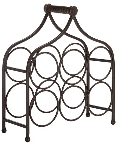 Safavieh Floyd 6-bottle Wine Holder In Brown