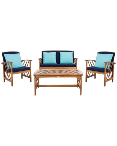 Safavieh Fontana 4pc Outdoor Set In Multi