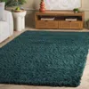 Safavieh Fontana Shag Area Rug, Dark Green Flokati Style Non-shedding