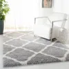 Safavieh Fontana Shag Area Rug, Grey / Cream Moroccan Style Non-shedding