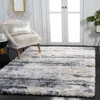 Safavieh Fontana Shag Area Rug, Ivory / Grey Flokati Style Non-shedding