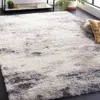 Safavieh Fontana Shag Area Rug, Ivory / Grey Flokati Style Non-shedding
