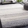 Safavieh Fontana Shag Area Rug, Ivory / Grey Flokati Style Non-shedding