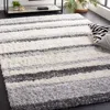 Safavieh Fontana Shag Area Rug, Ivory / Grey Flokati Style Non-shedding