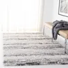 Safavieh Fontana Shag Area Rug, Ivory / Grey Modern Style Non-shedding