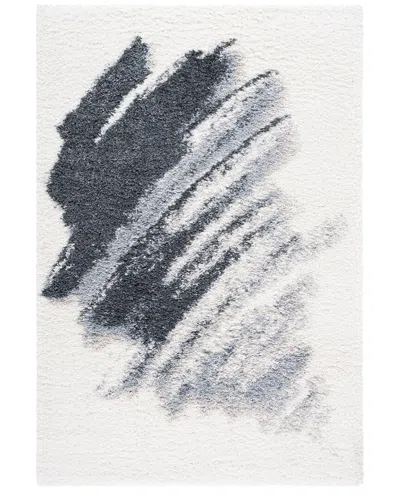 Safavieh Fontana Shag Power Loomed Rug In Grey
