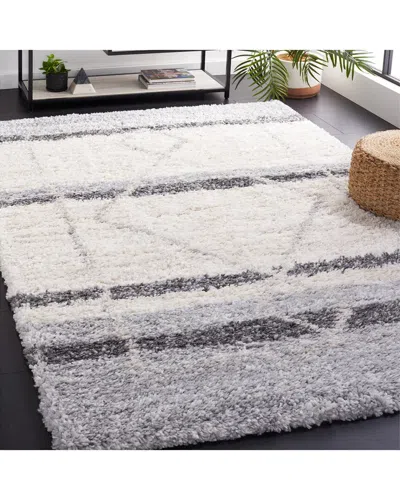 Safavieh Fontana Shag Power Loomed Rug In Gray