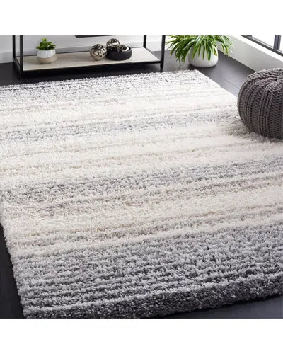 Safavieh Fontana Shag Power Loomed Rug In Brown