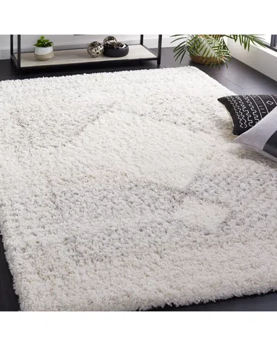 Safavieh Fontana Shag Power Loomed Rug In Neutral